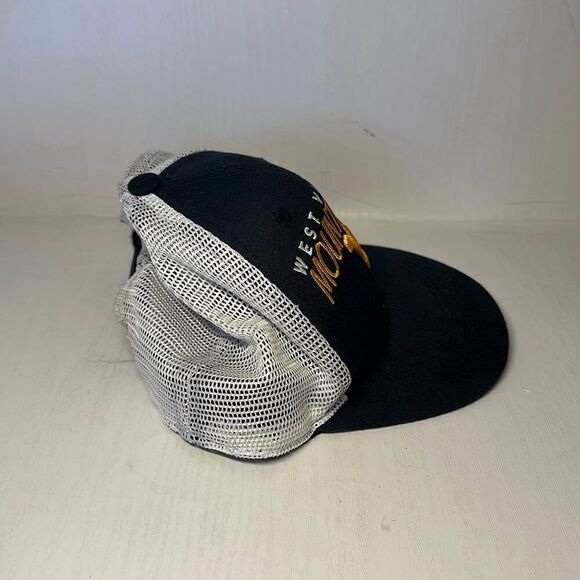 West Virginia Mountaineers WV Adjustable Trucker  Hat Cap 47 Forty Seven - Picture 5 of 9